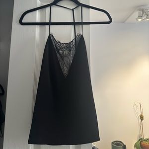 REVOLVE X SUPERDOWN BLACK CAMISOLE TANK